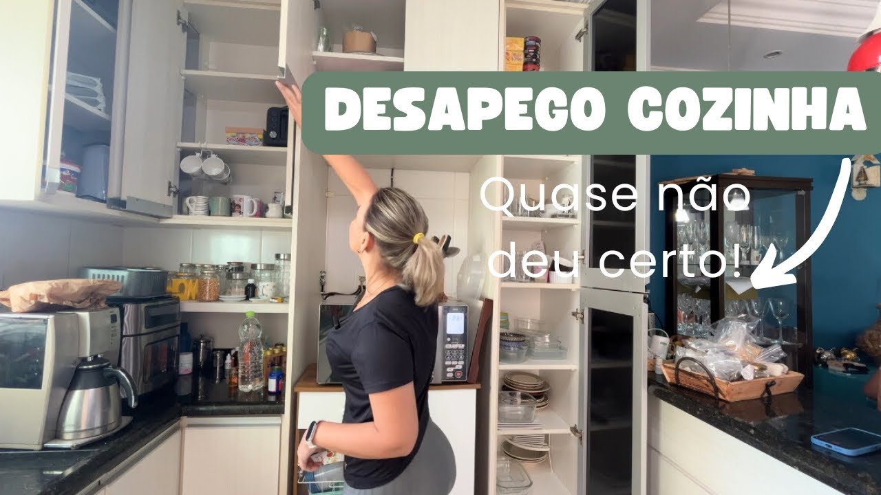 Quase Não Deu Certo! Limpeza e Organização na Cozinha: Desapegos e Minimalismo🏠