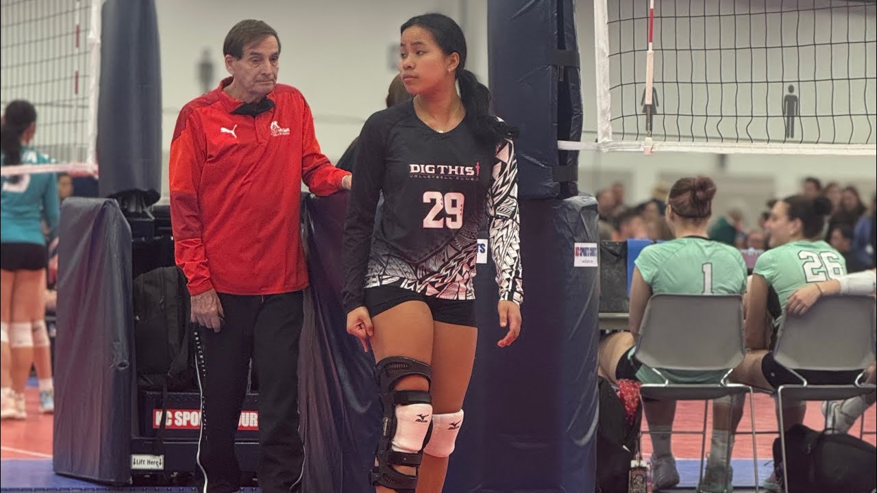 Dalilah #29 (c/o 2026)(setter) Dig This! 18s Black vs BRUSA (Set 3) 2-14-2025 Las Vegas Classic