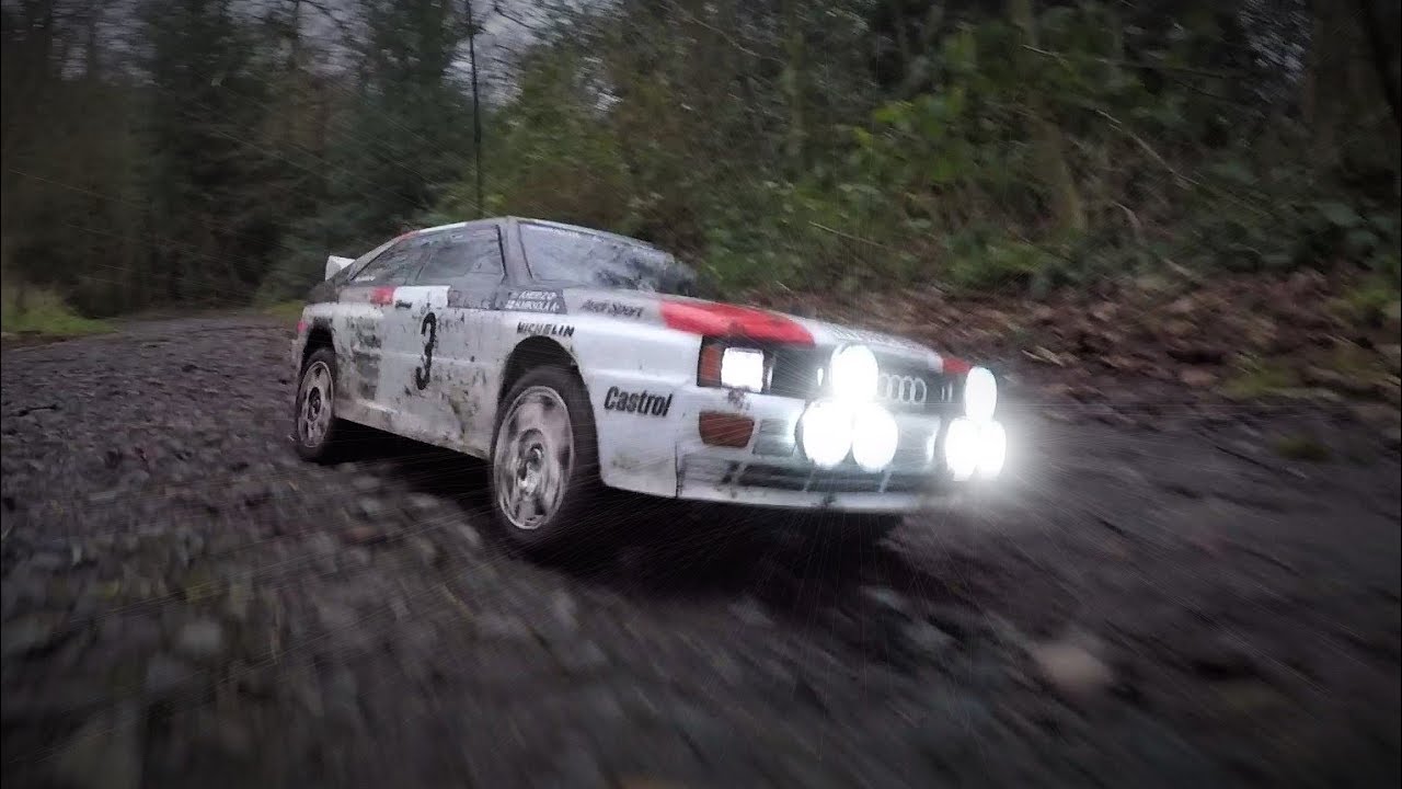 Tamiya TT02-S Audi Quattro A2 First Run - Rally of Bridges!
