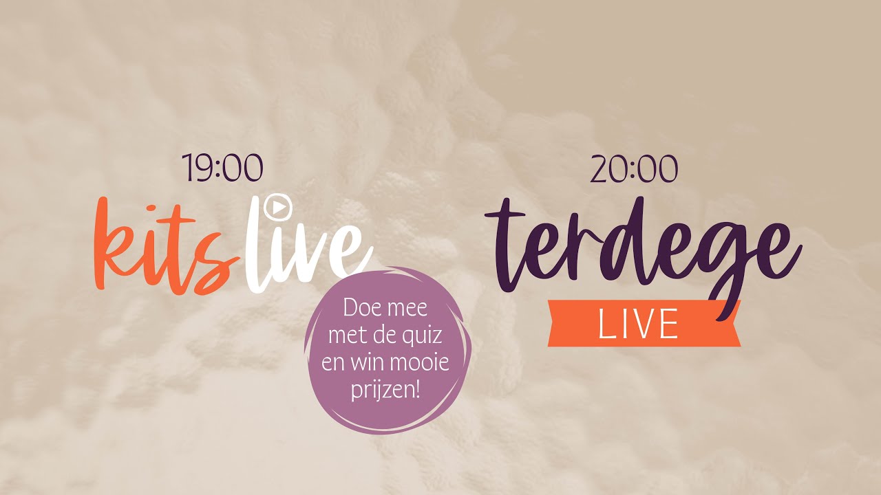 Kits & Terdege LIVE! donderdag 16 oktober 19.00 uur