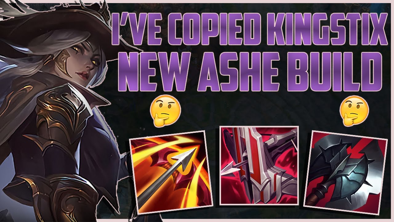 (ADC Ashe Main) Season 12 KingStix Ashe Black Cleaver Build 😲😳