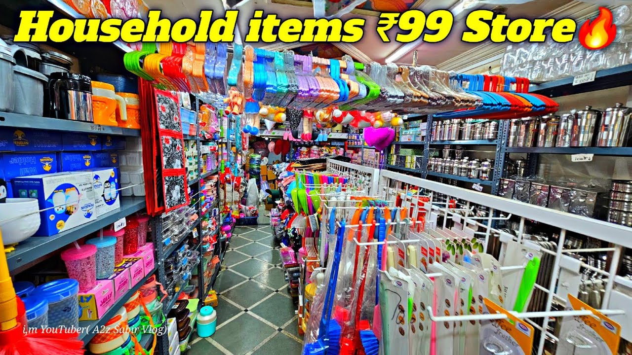 Plastic and Household items 💥/ New Stock Kandivali ₹99 Store/ #viral #householditems #plastic 