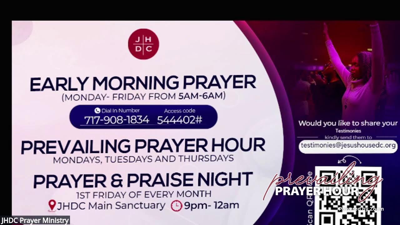 JHDC - Prevailing Prayer Hour