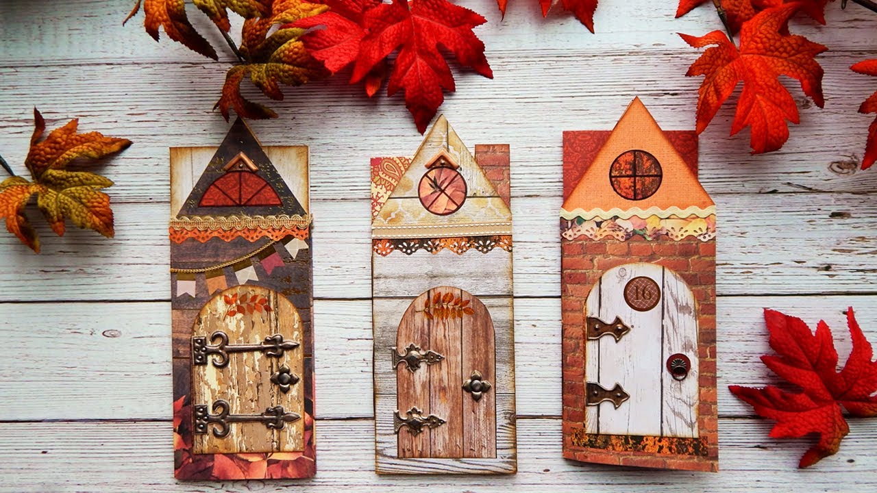 How To Make WHIMSICAL FALL HOUSE Junk Journals! Cozy Autumn Journals! Easy Step-by-Step TUTORIAL!