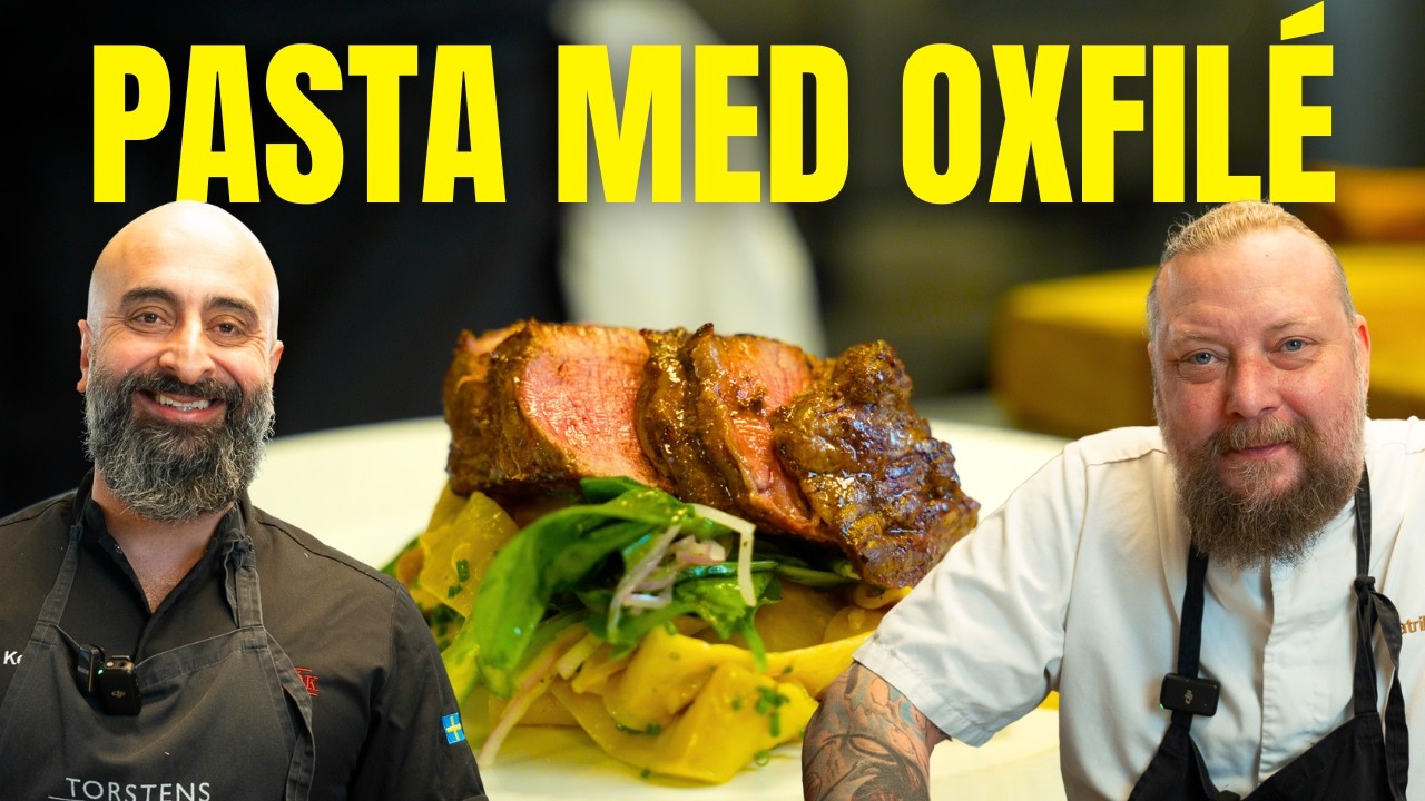 Vi lagar pasta med oxfilé i nya köket - Torstens efter renovering