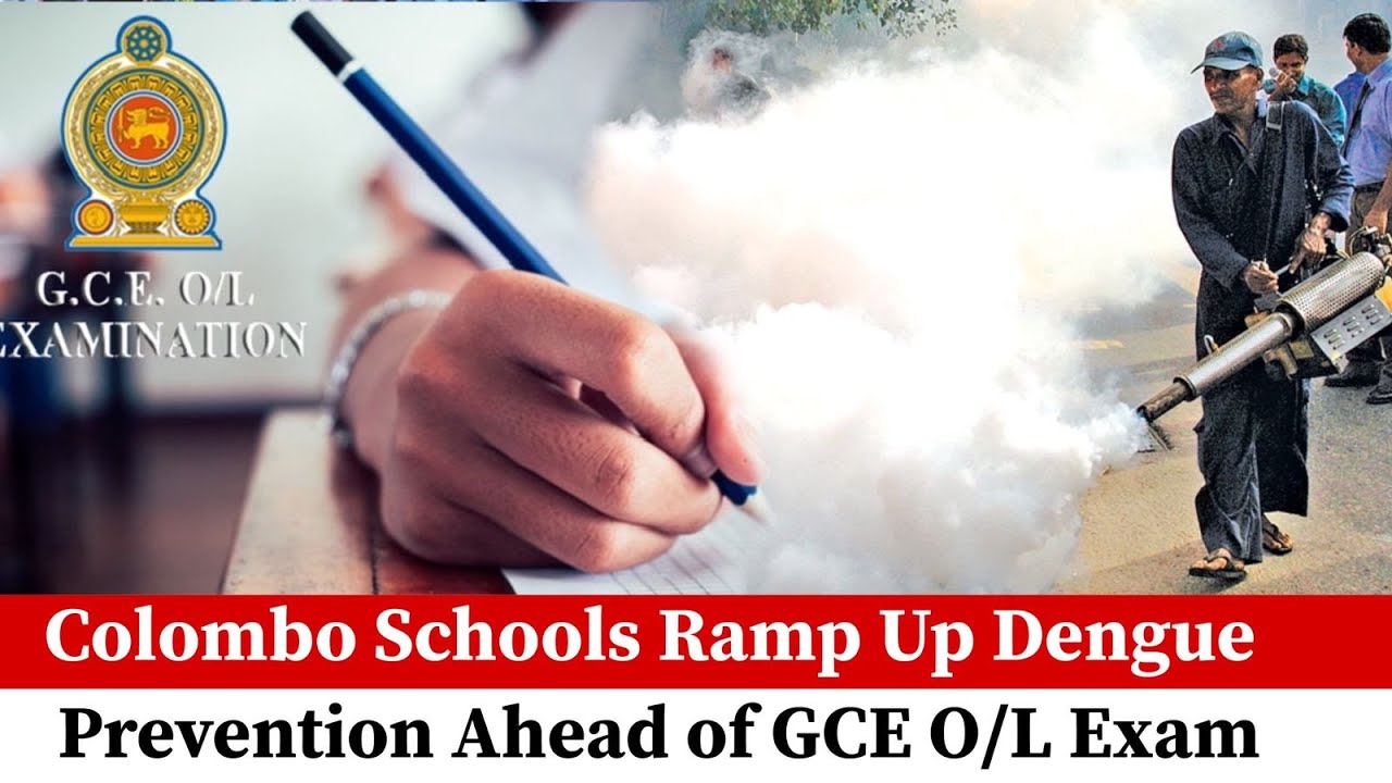 Colombo Schools Ramp Up Dengue Prevention Ahead of GCE O/L Exam