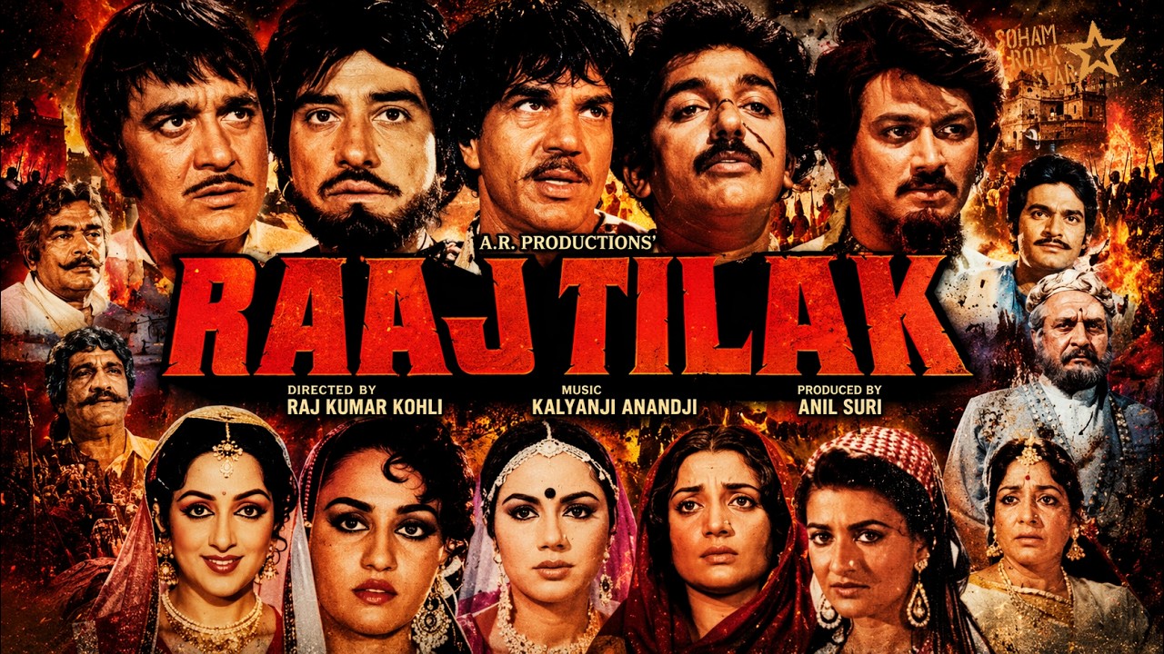 Raaj Tilak (1984) | Full Hindi Movie | Raaj Kumar | Sunil Dutt | Dharmendra | Hema Malini | Kamal H