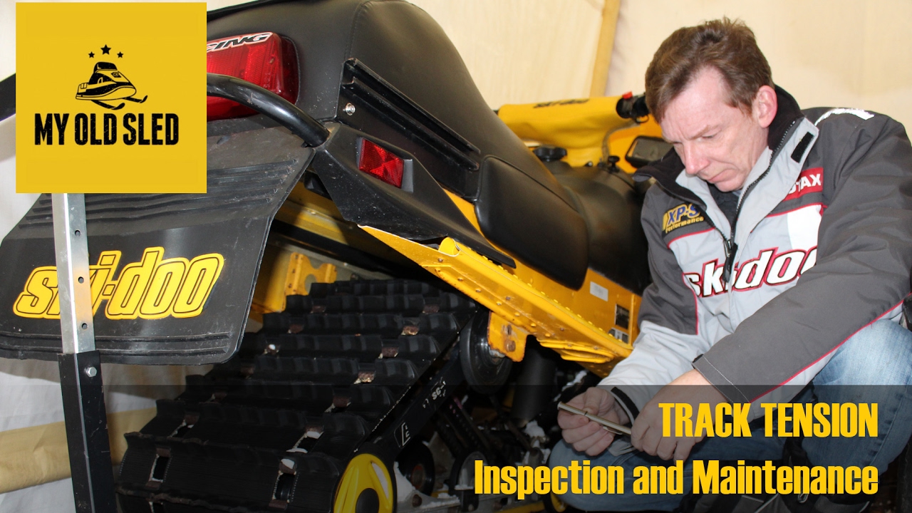 Snowmobile Track Inspection, Maintenance and Tension