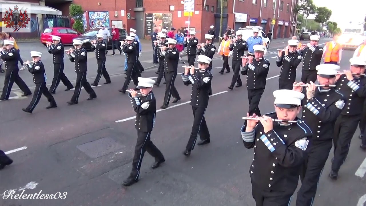 Donaghadee Flutes & Drums (Full Clip) @ Shankill Star's 50th Ann. Parade 23/06/18