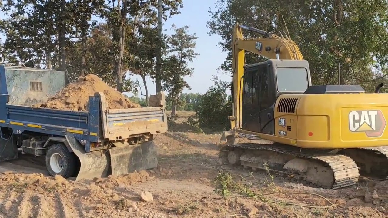 งานลอกนากับเจ้าแม็คโคร  CAT 313D2GC ช่วงฤดูร้อน | มังกรสุรินทร์