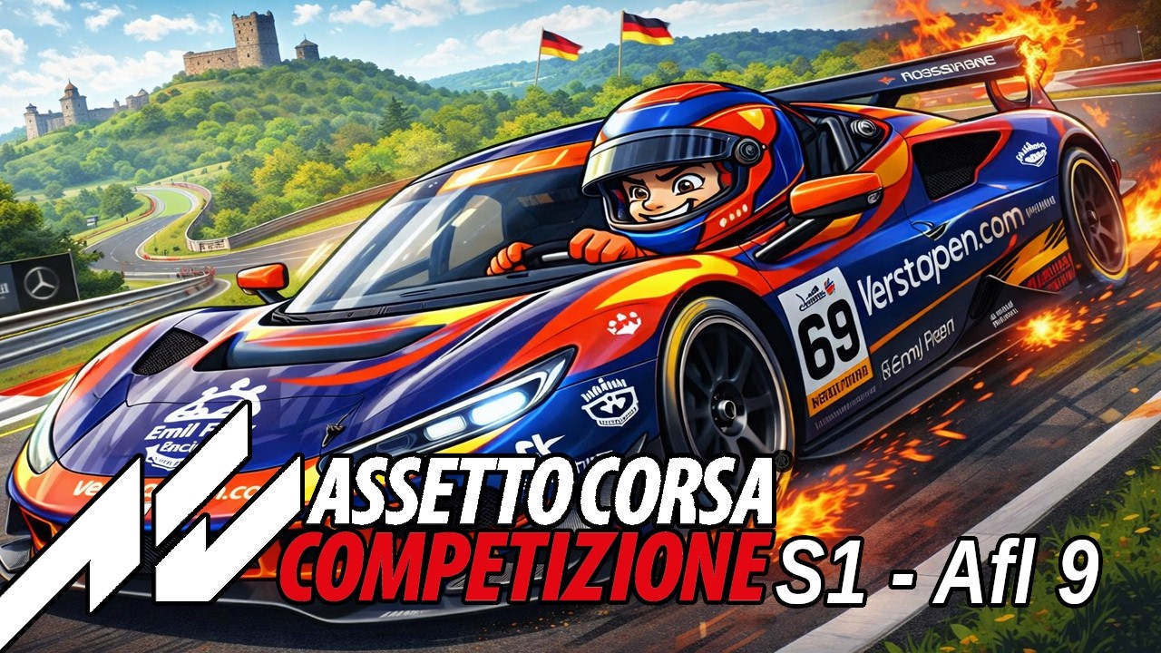Assetto Corsa Competizione | Afl 9 | Nürburgring | Ferrari 296 | Training voor de 24h Nordschleife