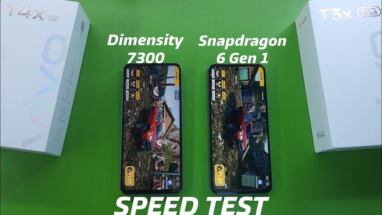 Vivo T4x 5G vs ViVo T3x 5G Speed Test with AnTutu, Gaming Test