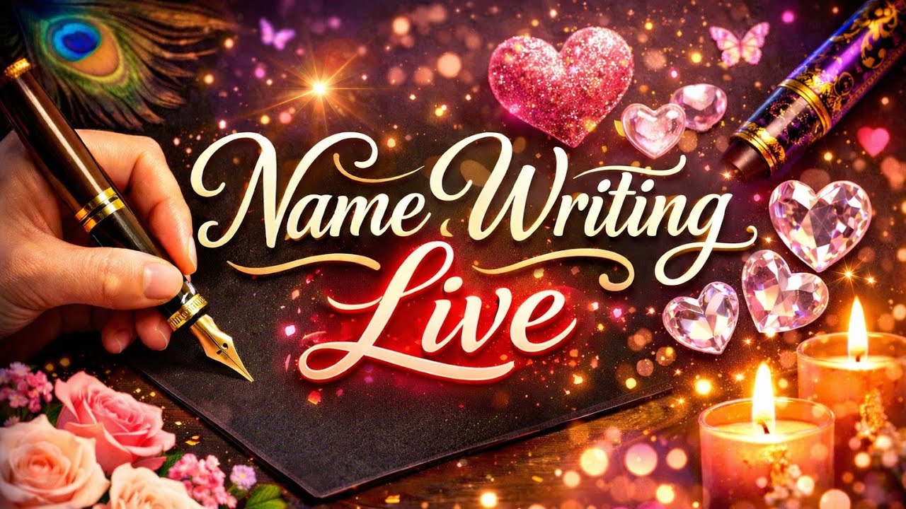 Writing Names Live 🔴🖋️