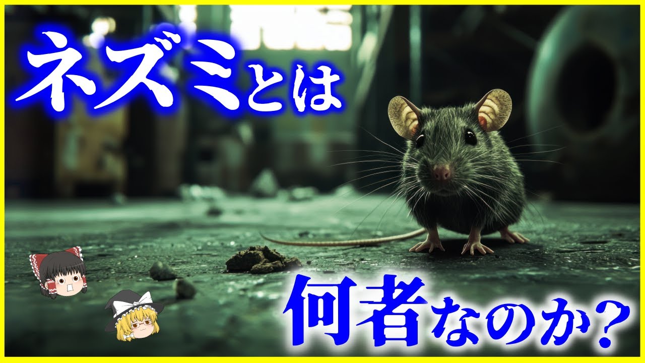 【ゆっくり解説】進化の成功者!?害獣か、人類のパートナーか…「ネズミ」とは何者なのか？を解説/なぜネズミを研究に使うのか？
