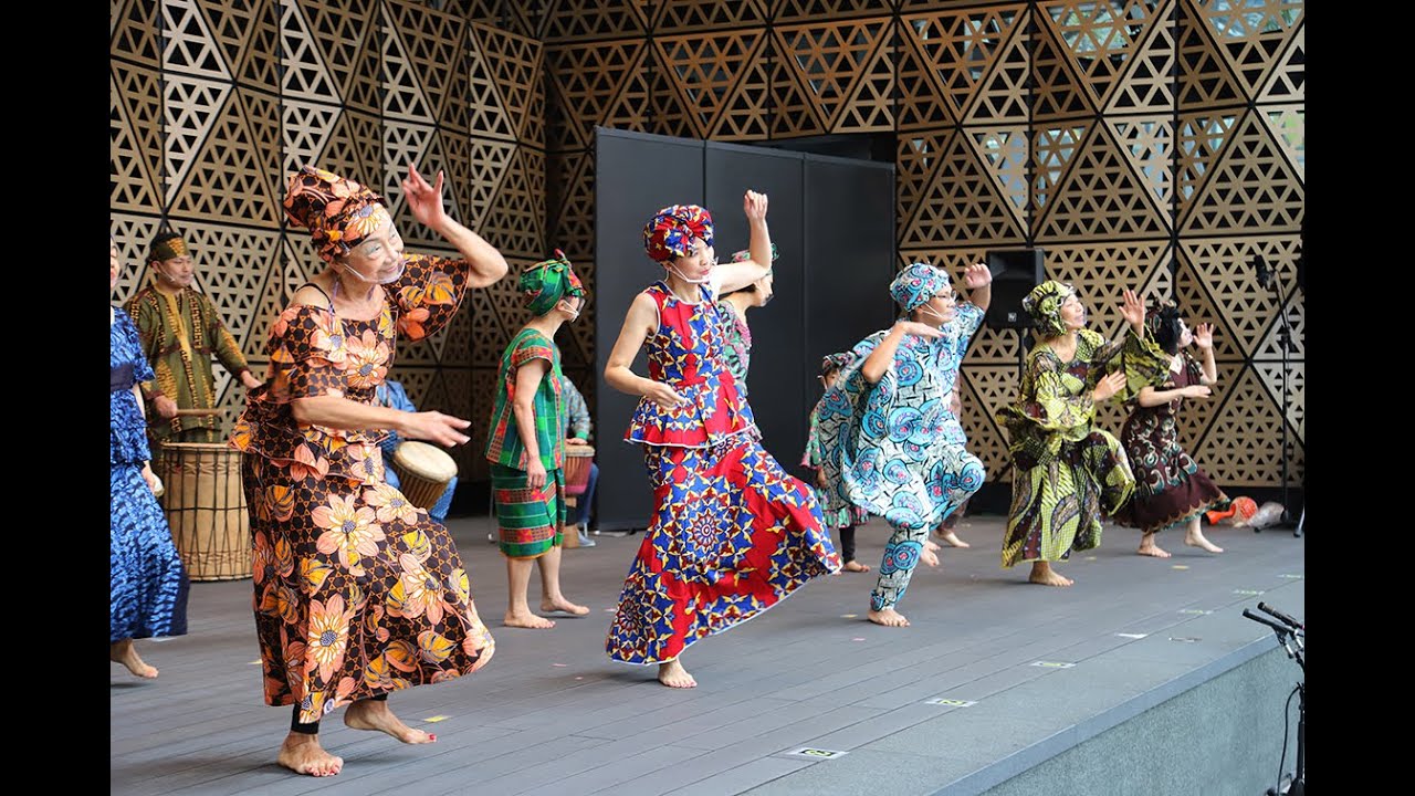 アフリカの村の踊りとジャンベAfrican Village Dances and Djembe －MAMADO／2020.11.7『民俗芸能inとしま+plusまつりのおとがきこえる』