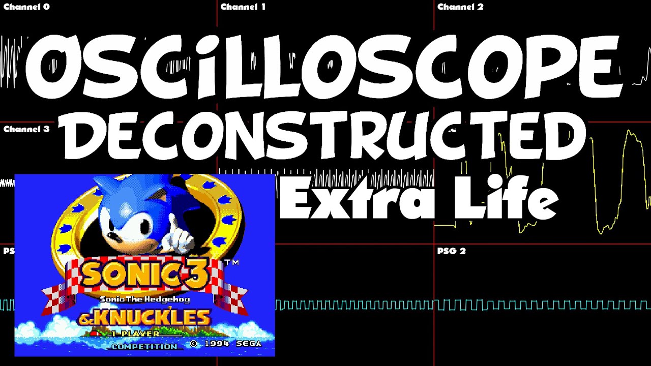 Sonic 3 and Knuckles - Extra Life - Oscilloscope Deconstruction