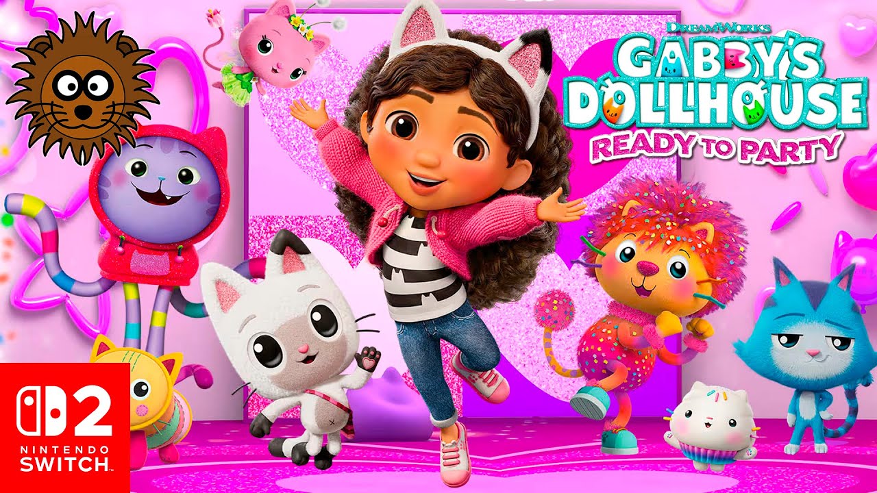 Gabby y La Casa de Muñecas Listos para la Fiesta Español Latino: Juego Completo - Nintendo Switch 2