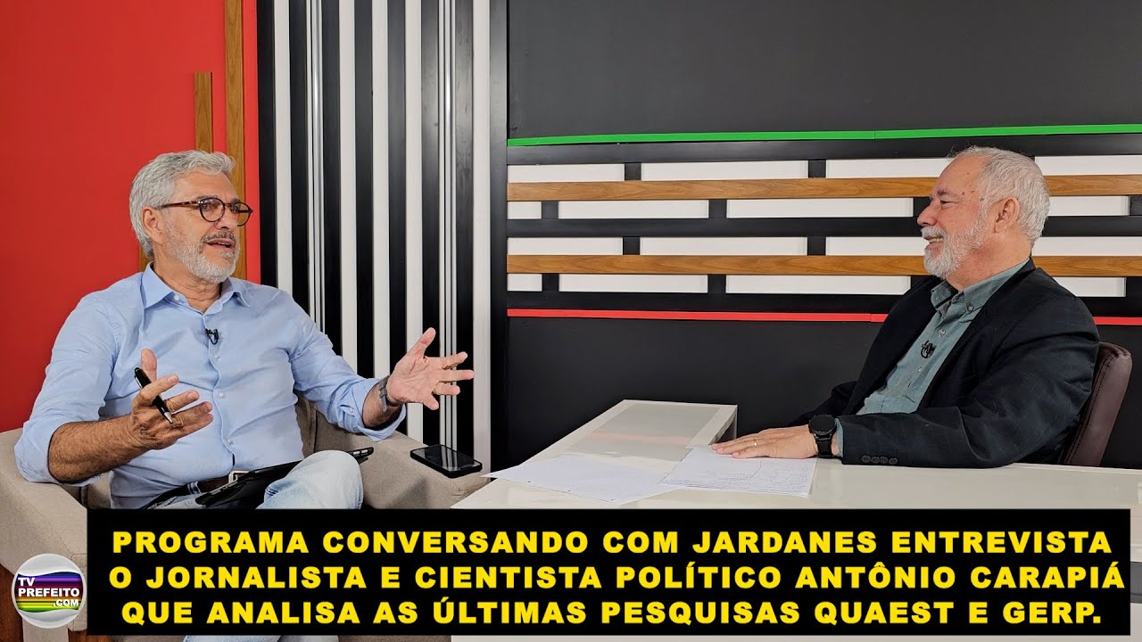 Jardanes entrevista o cientista político Antônio Carapiá que analisa as últimas pesquisas