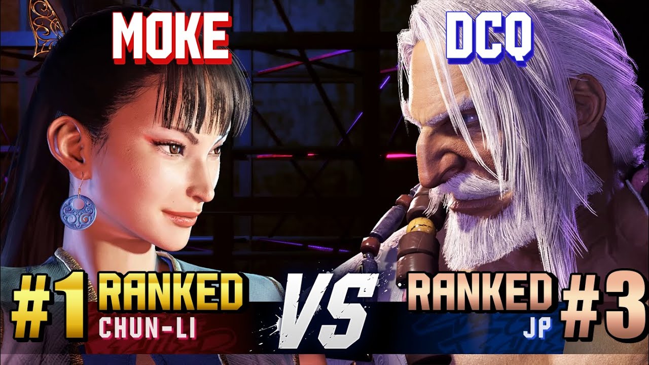 SF6 ▰ MOKE (#1 Ranked Chun-Li) vs DCQ (#3 Ranked JP) ▰ High Level Gameplay