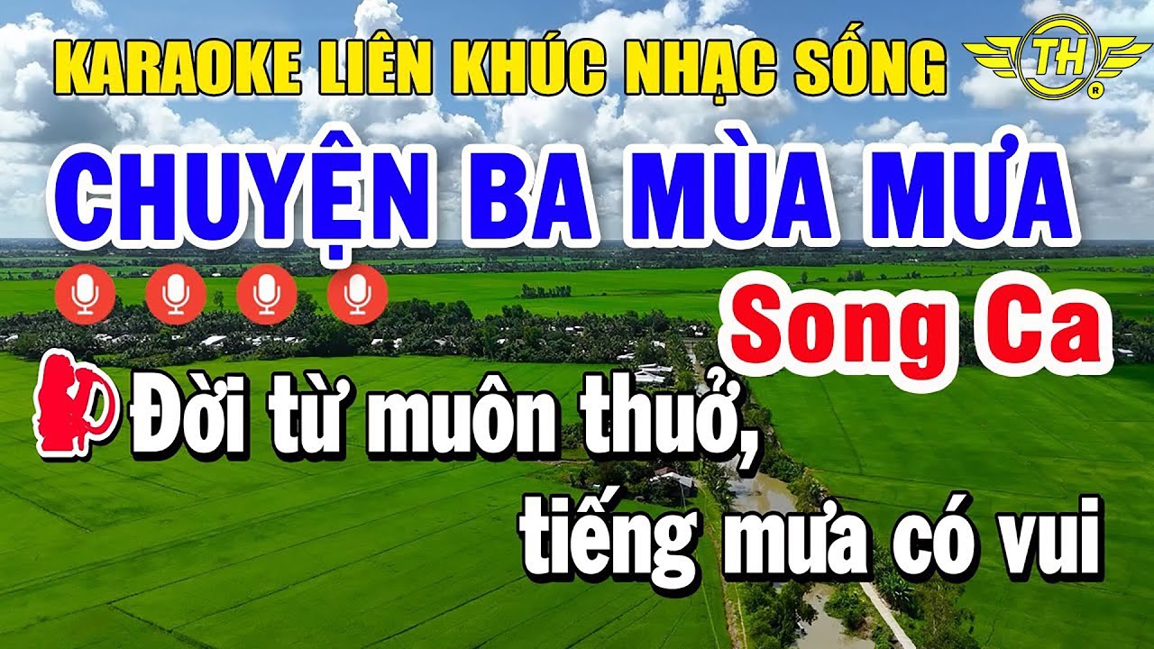 Karaoke Liên Khúc Nhạc Sống Song Ca Style Mới 2025 | Tổng Hợp Nhạc Trữ Tình - Chuyện Ba Mùa Mưa