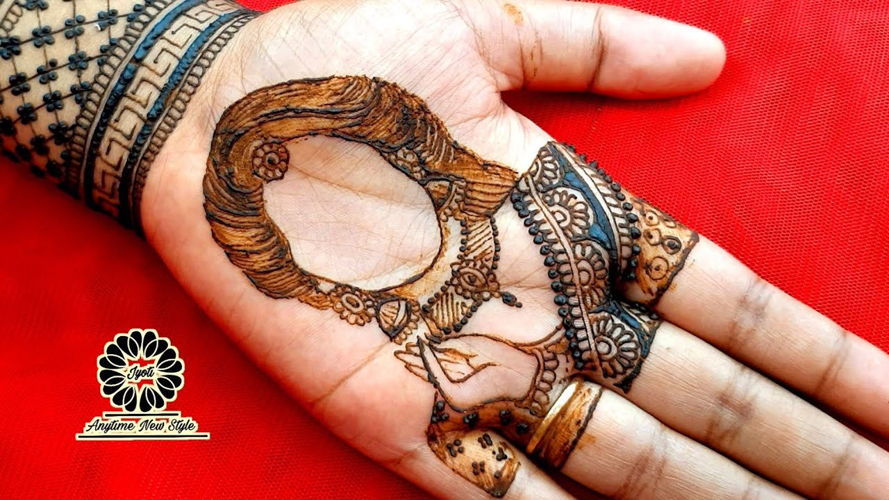 Simple Dulahan Mehandi Design | dulhan mehndi design | bride making using henna| new mehandi design