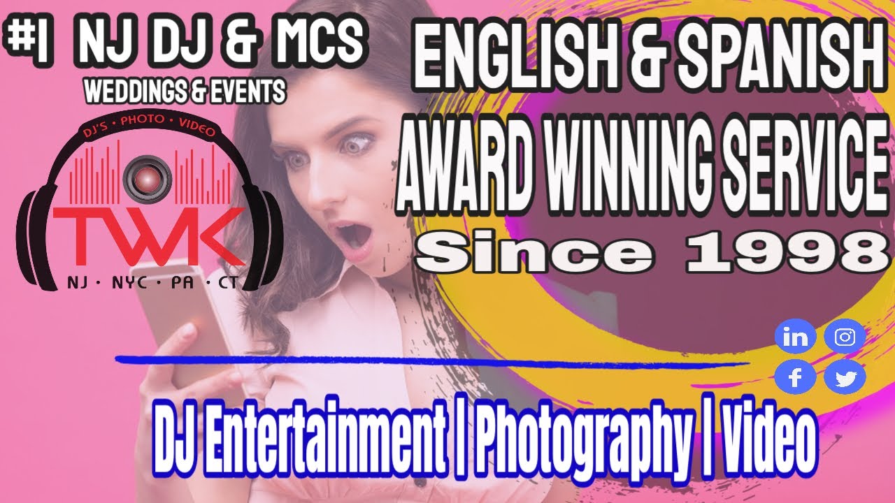 Wedding DJ In NJ | TWK Events - NJ Wedding DJ Specialist - NJs Best Wedding DJs - DJ Pricing