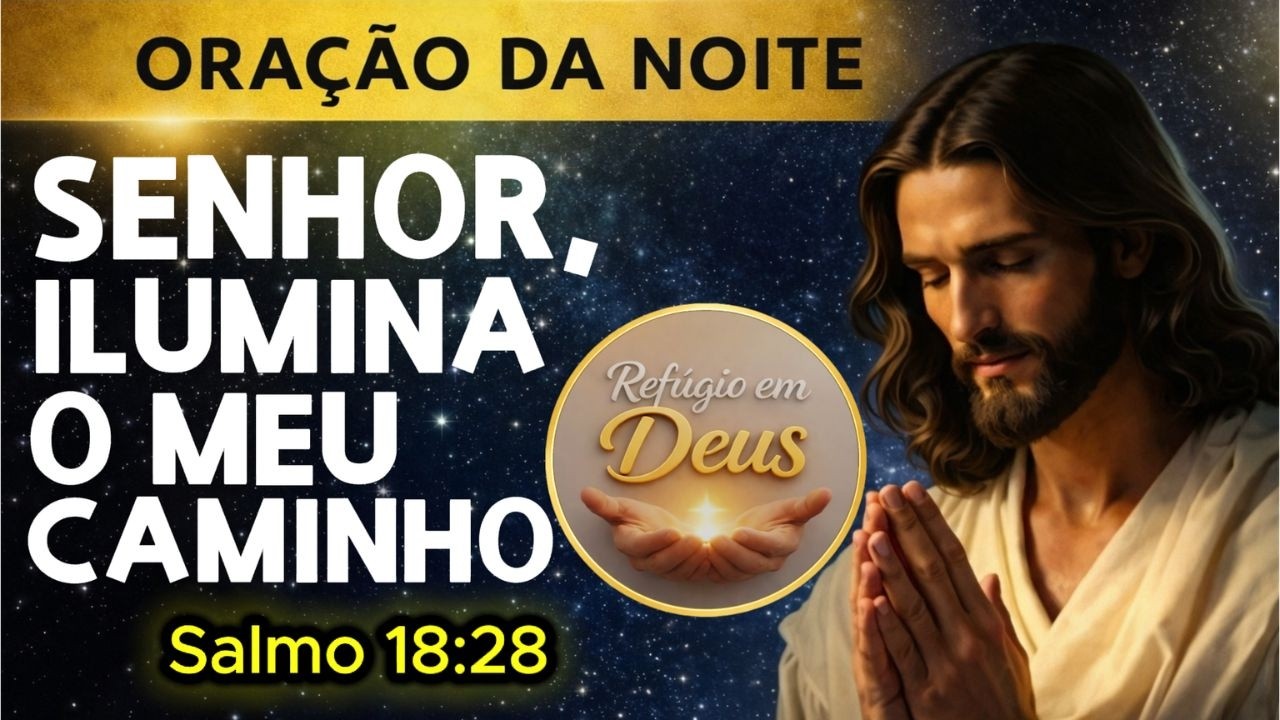 SENHOR, ILUMINA O MEU CAMINHO | SALMO 18:28 | ORAÇÃO DA NOITE DE HOJE, DOMINGO, 01/03/2026