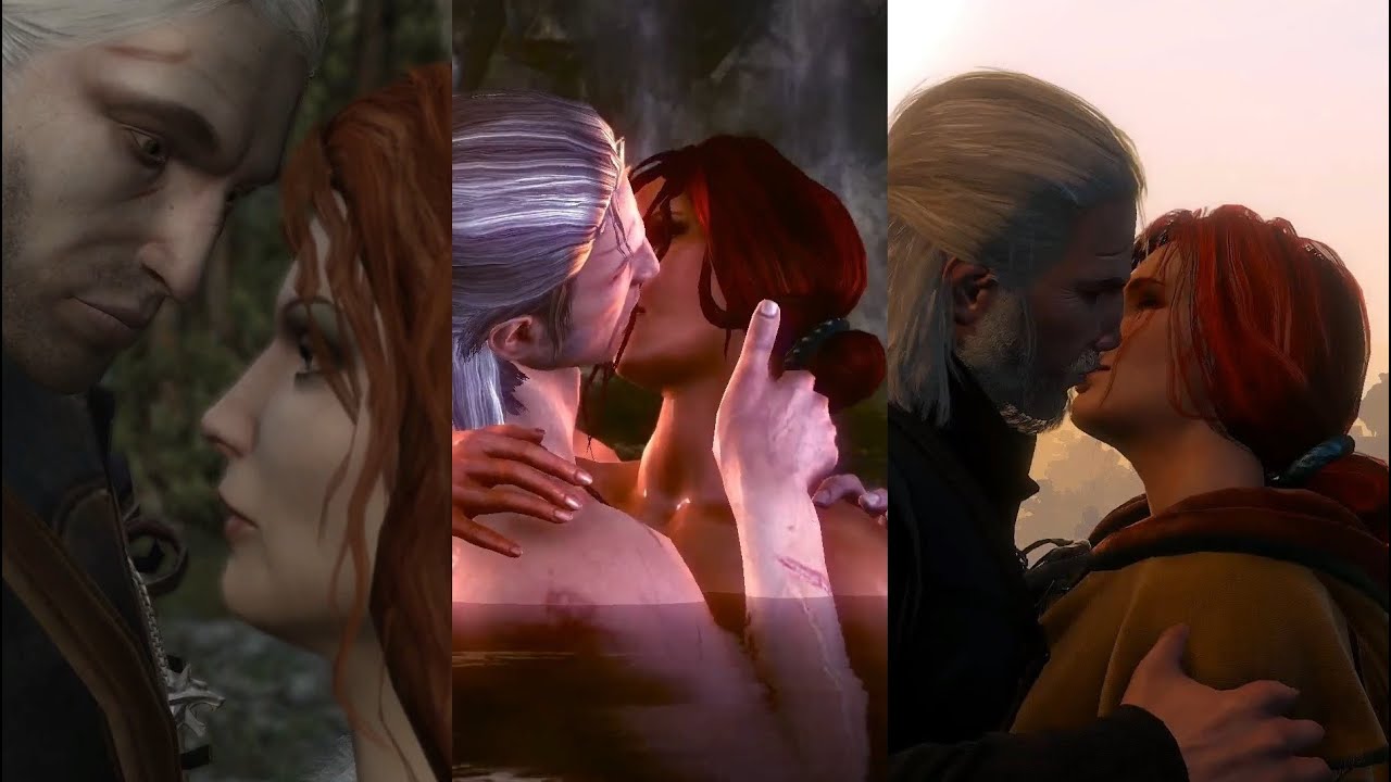 The Witcher 1,2,3 - Geralt And Triss Full Love Story