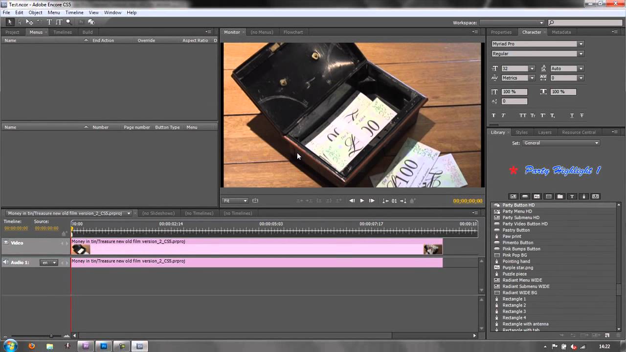 Adobe Encore Basics 1: Getting Sequences into Encore