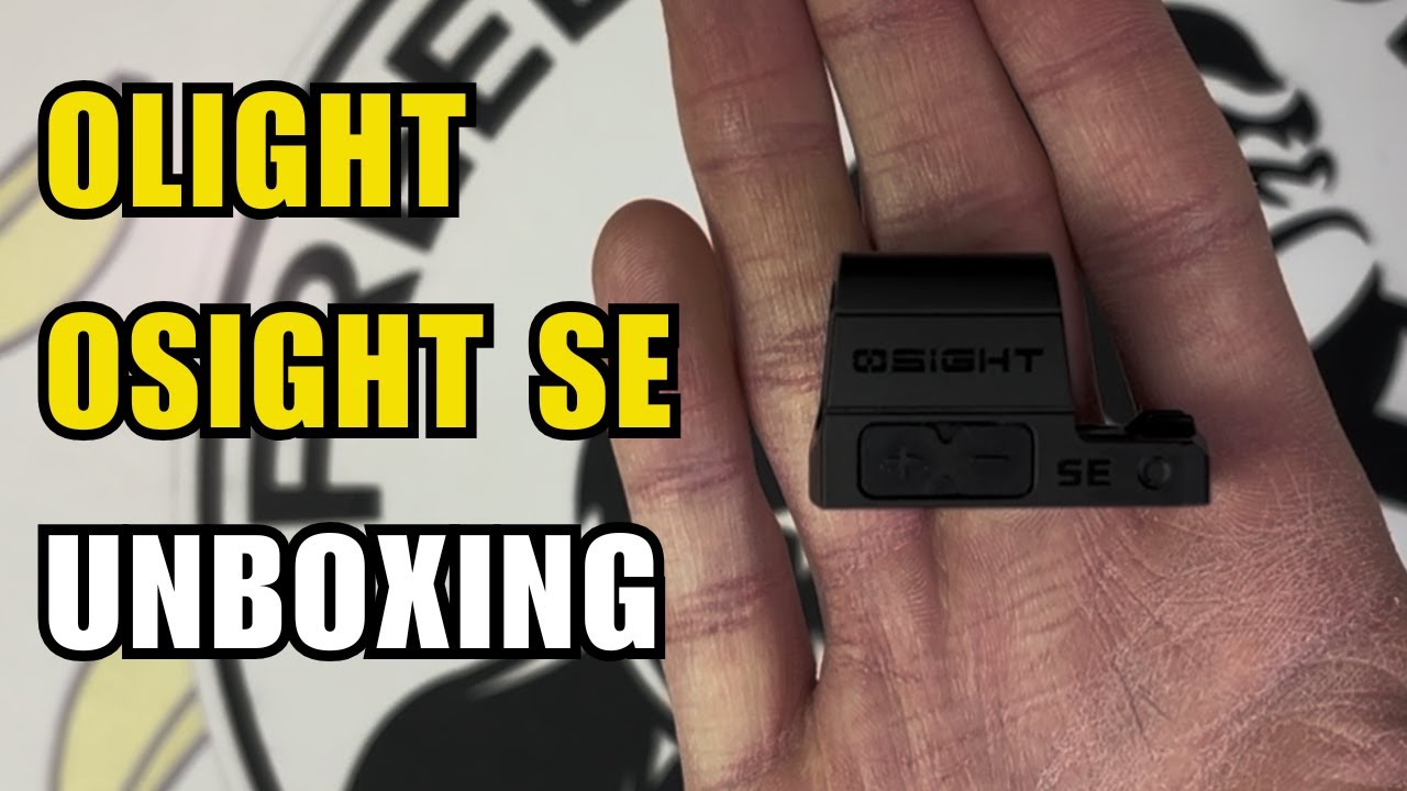 Osight SE Unboxing - RMSc Footprint Enclosed Emitter Red Dot Sight
