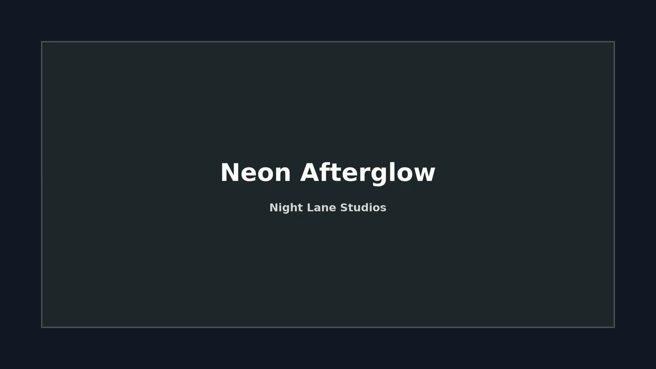 Neon Afterglow
