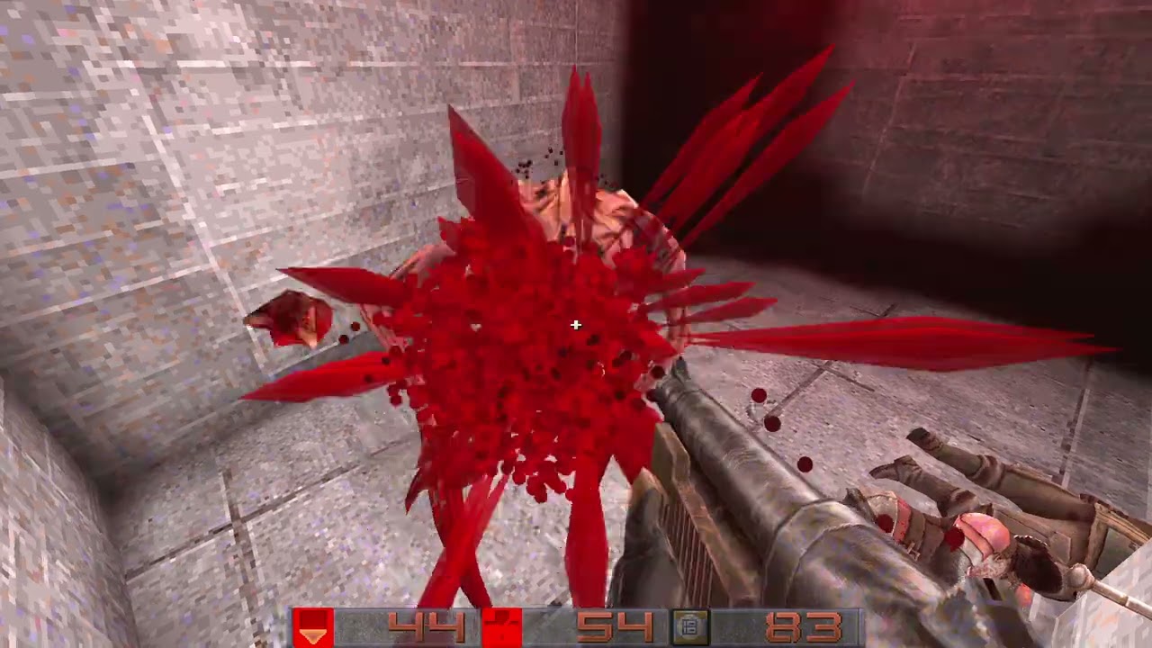 Quake Brutalist Jam lll - Gameplay (The Funnel )