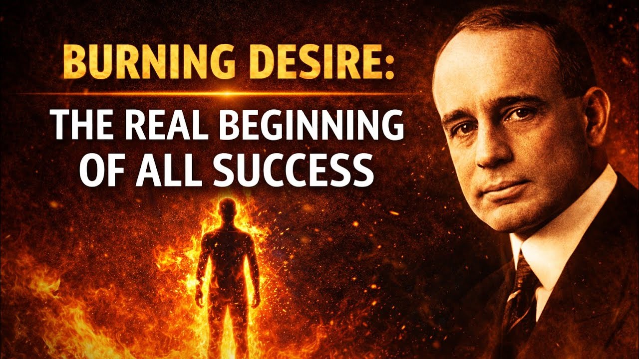 Burning Desire: The Real Beginning of All Success | Napoleon Hill Inspired Motivation