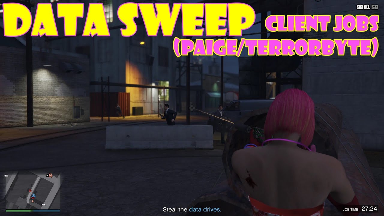 Data Sweep 👩‍💻 Terrorbyte Client Jobs (Paige Harris) Missions • GTA 5 Online