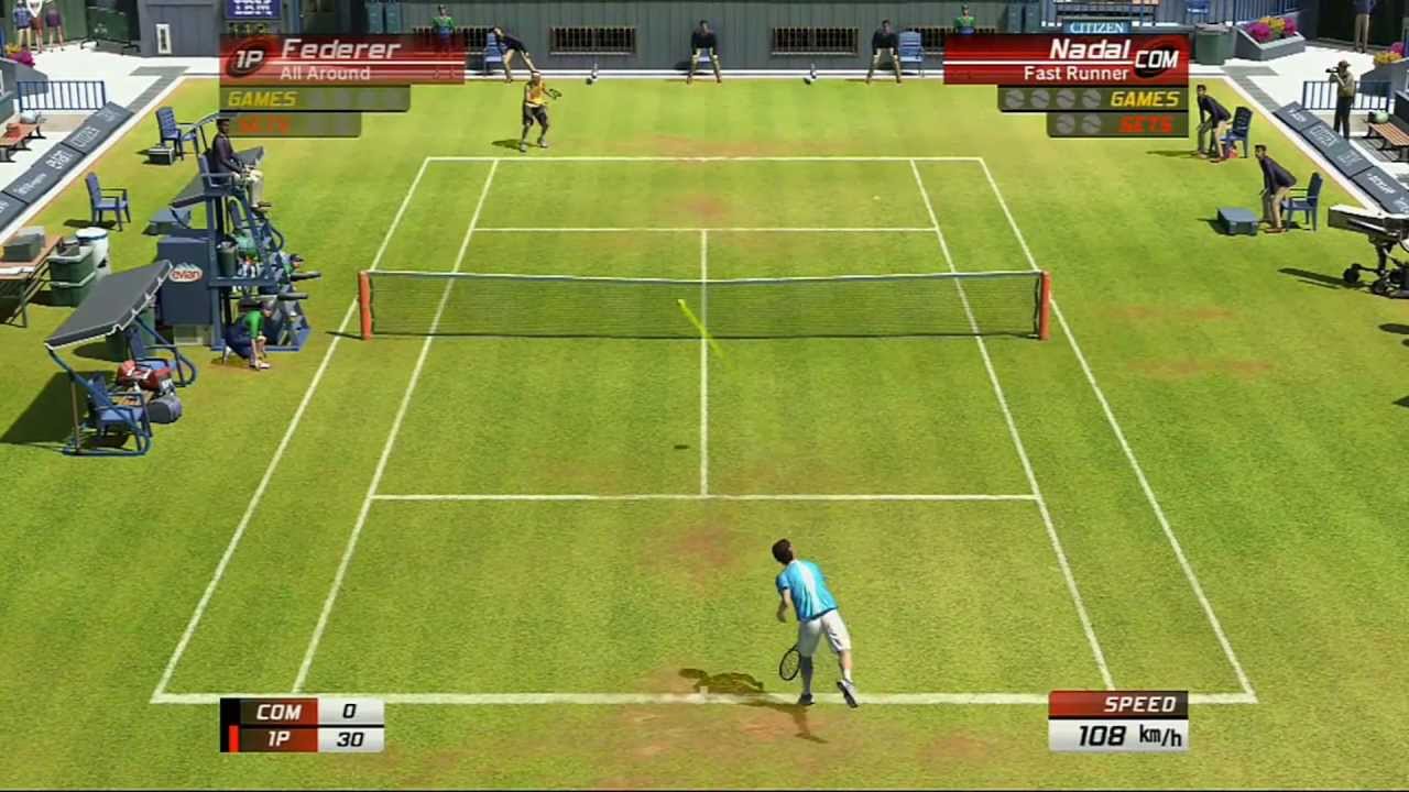Virtua Tennis 3: Singles Match: Roger Federer VS Rafael Nadal - PS3 Gameplay | Daxter296Plays