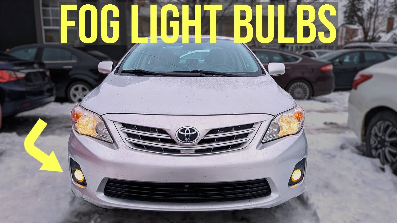 How to Replace Fog Light Bulbs - Toyota Corolla (2009-2013)