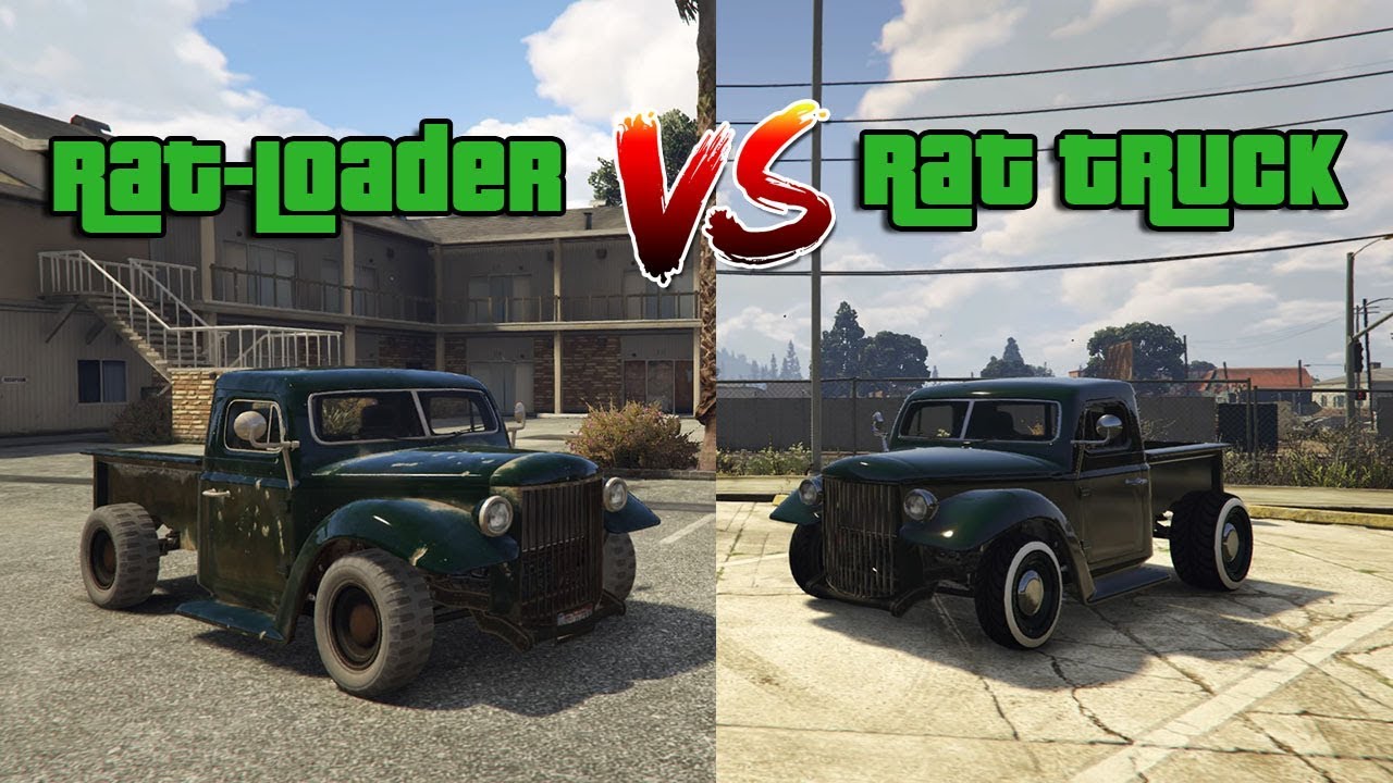GTA 5 - Testing The Bravado Rat Loader And Rat Truck (1939 Chevrolet Pickup Truck)