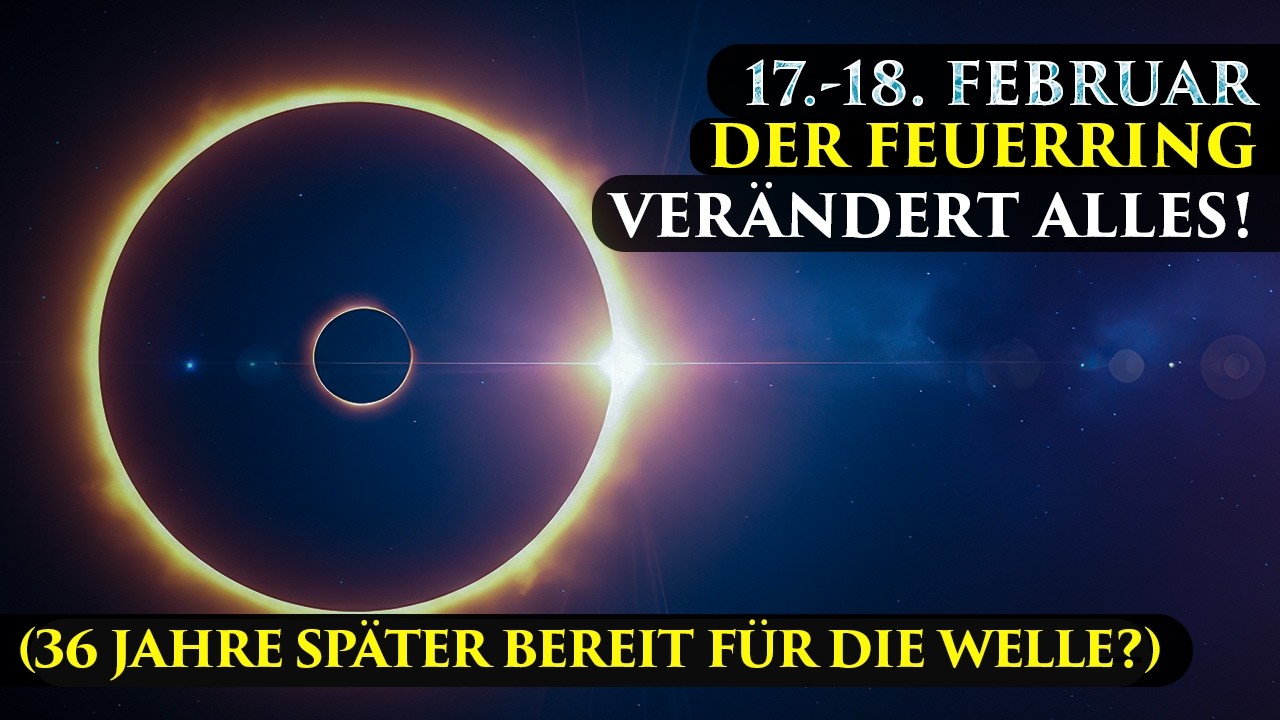 MORGEN BEGINNT ES! 17.-18. FEBRUAR – Der FEUERRING öffnet das PORTAL! Bereit?