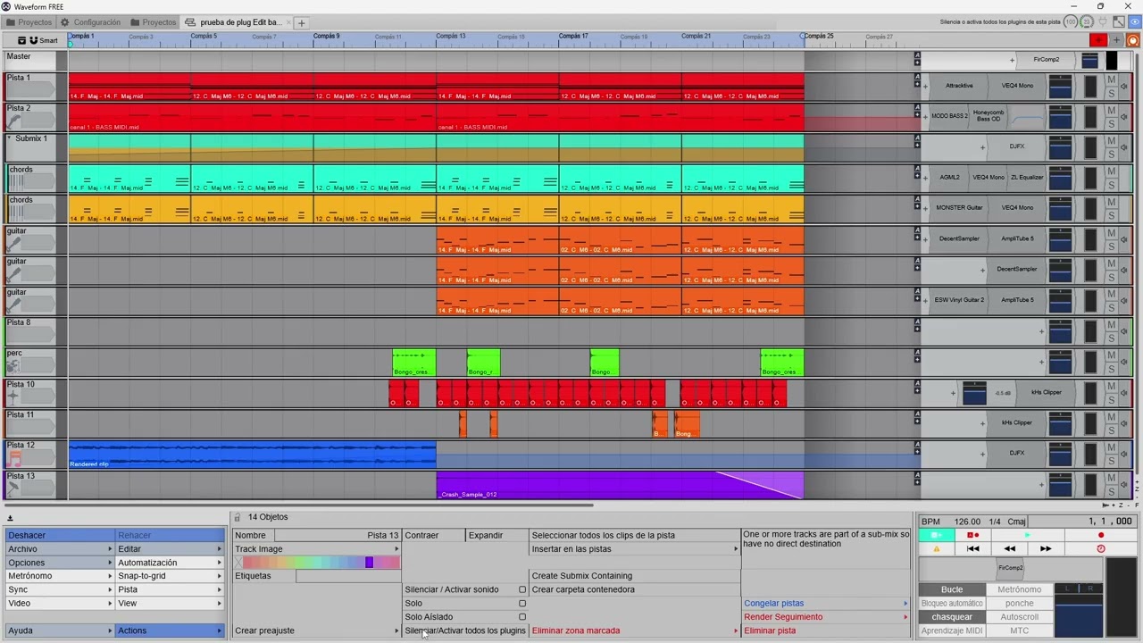 Como Desactivar Solo Los Plugins En Waveform Free 13 Tutorial