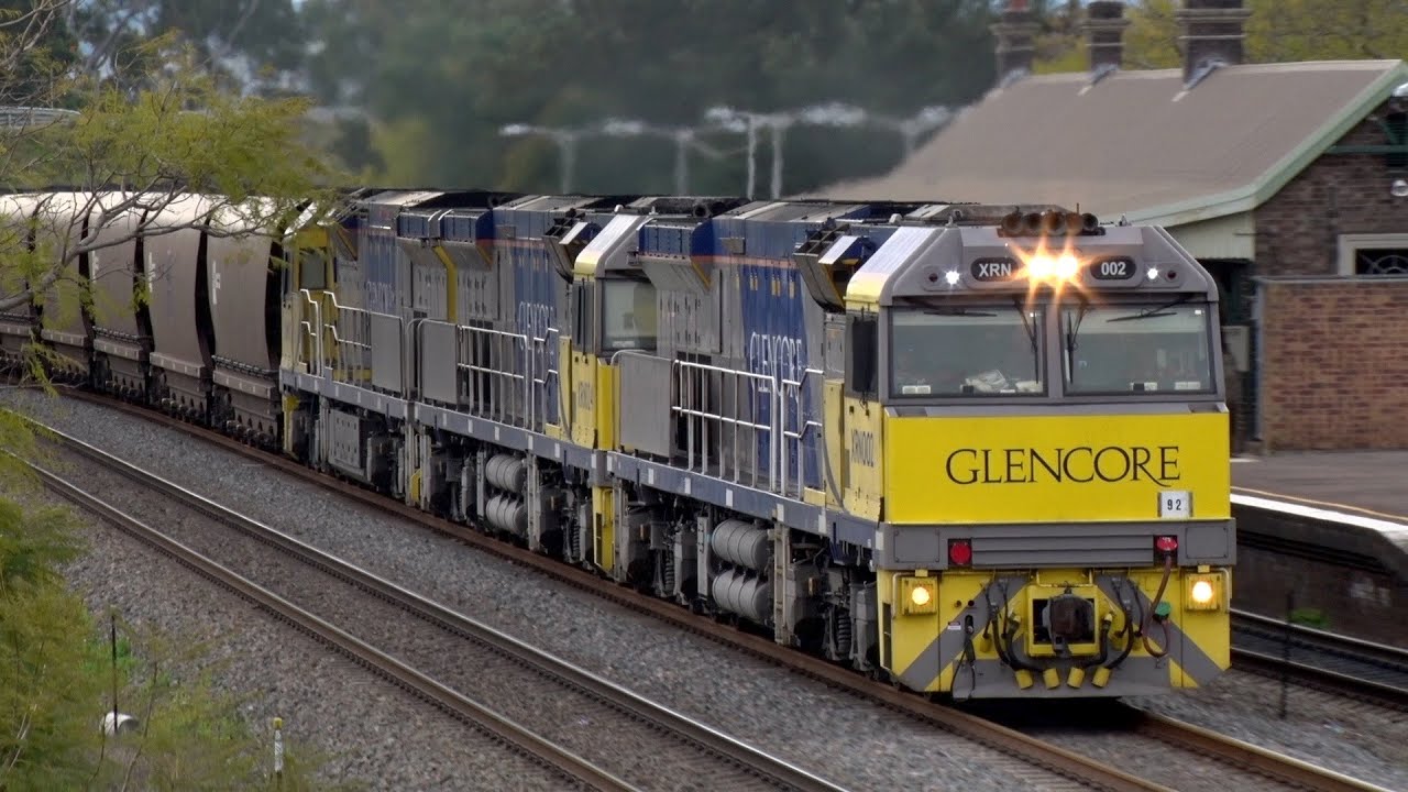 Australian Coal trains at East Maitland, NSW.