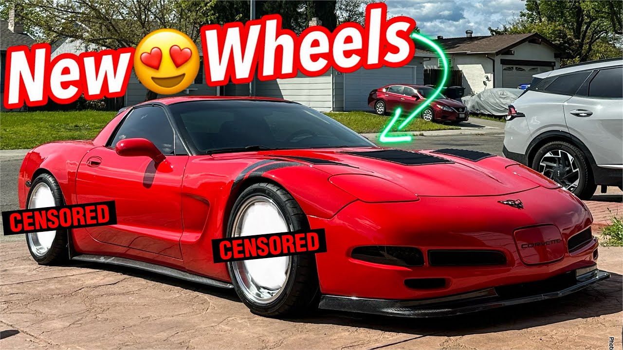 Новые диски отлично смотрятся на моем Corvette C5...