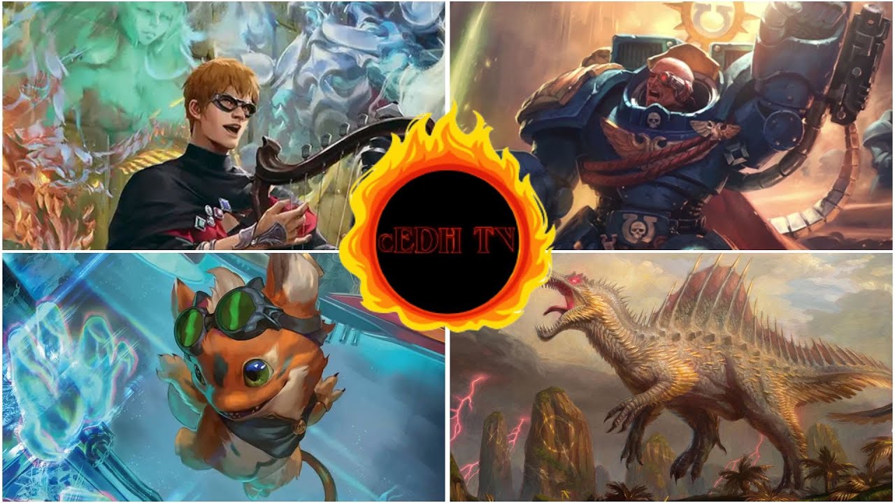 The Wandering Minstrel vs Marneus Calgar vs Etali, Primal Conqueror vs Loot, the Pathfinder cEDH gam