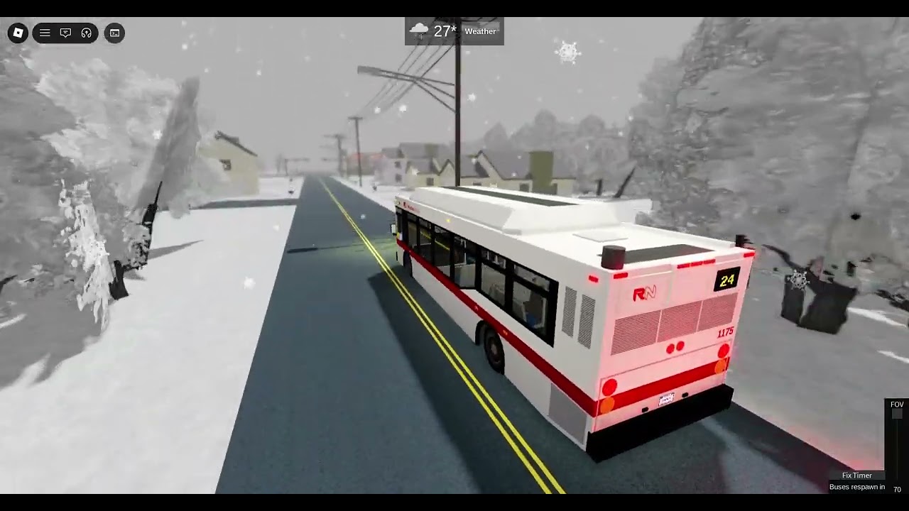 NABI 40-LFW CNG #1175 on Route 24 Full Ride