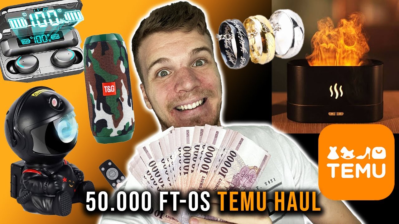 MIT KAPSZ 50.000 FT-ÉRT A TEMUN? ÓRIÁSI TEMU HAUL 2024!💰