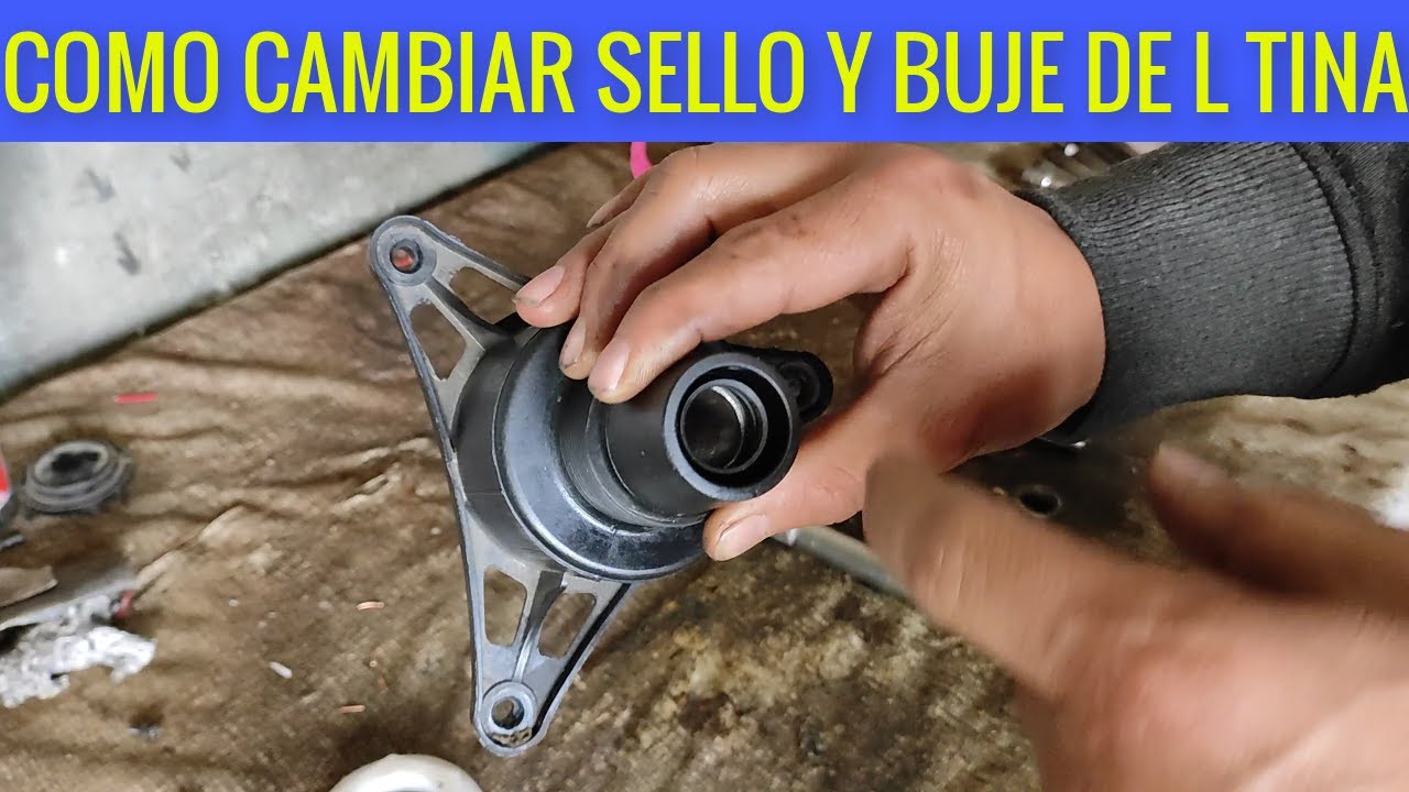 Como cambiar sello y buje de el poste estrella lavadora de tina acros 22 kilos