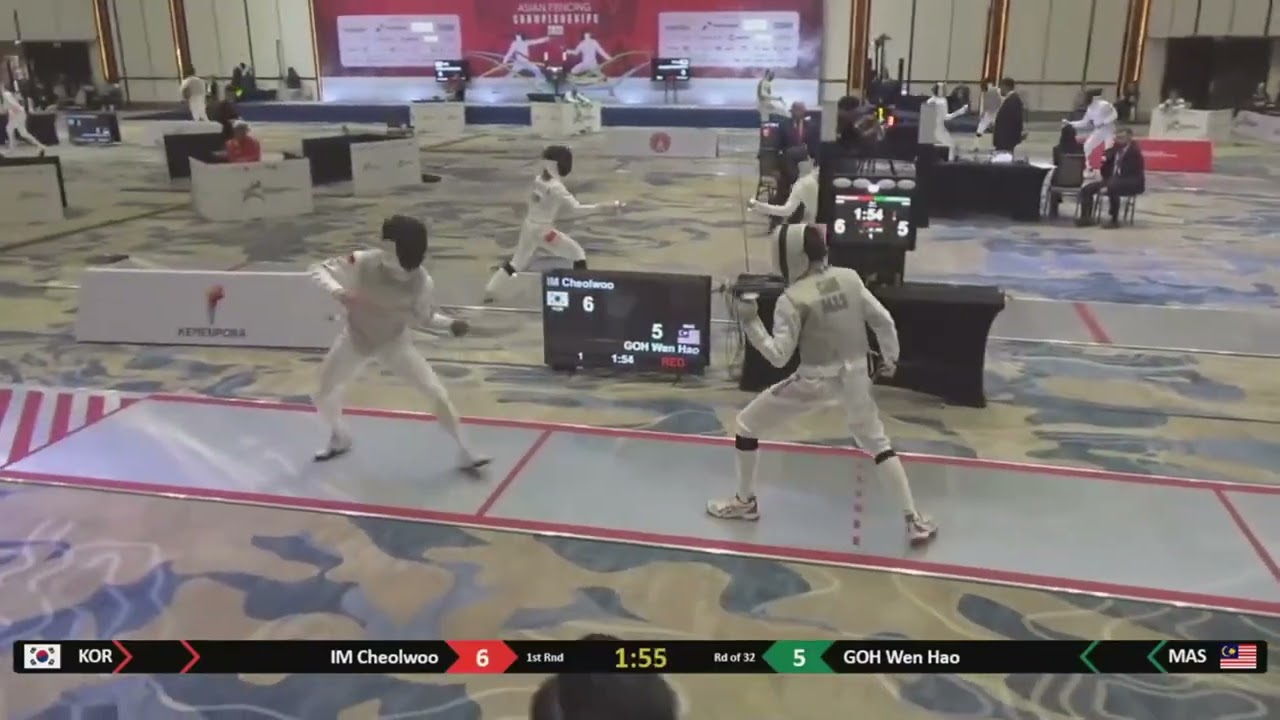 Asian Champs 2025 SMF - L32 - Im Cheolwoo KOR v Goh Wen Hao MAS