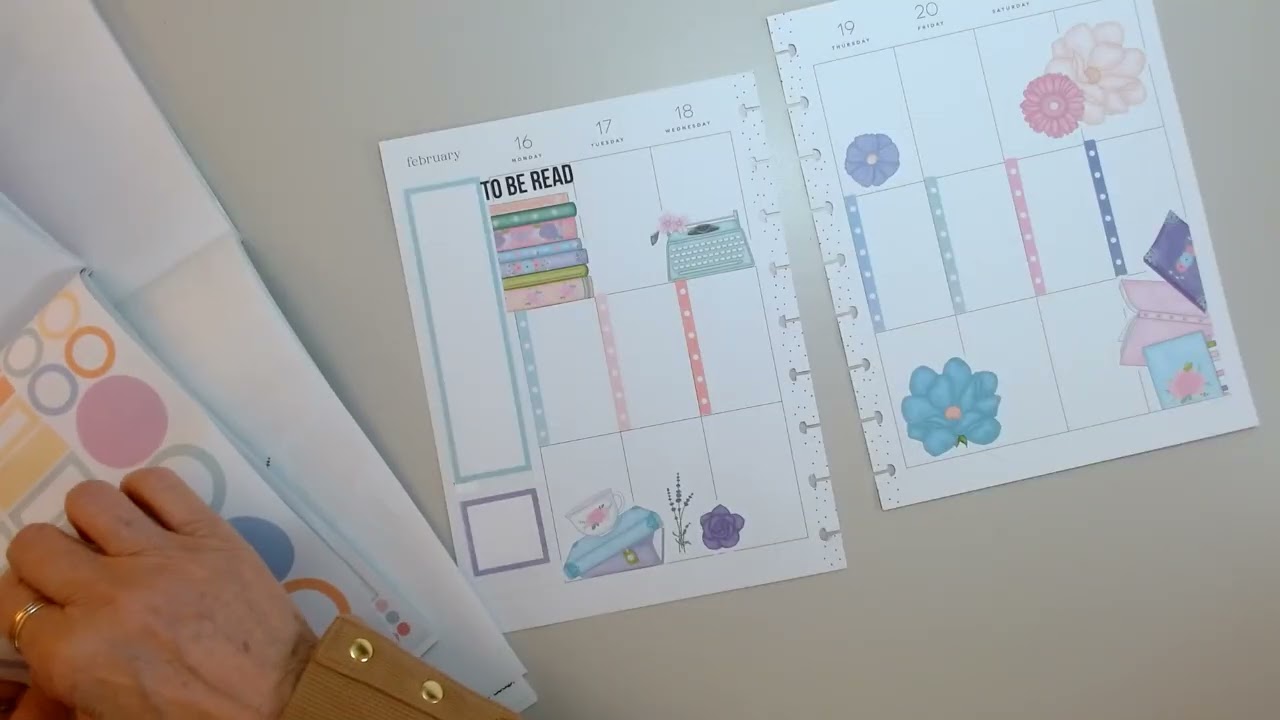 16-22 февраля - Happy Planner Vertical - Live Love Posh Book Babe