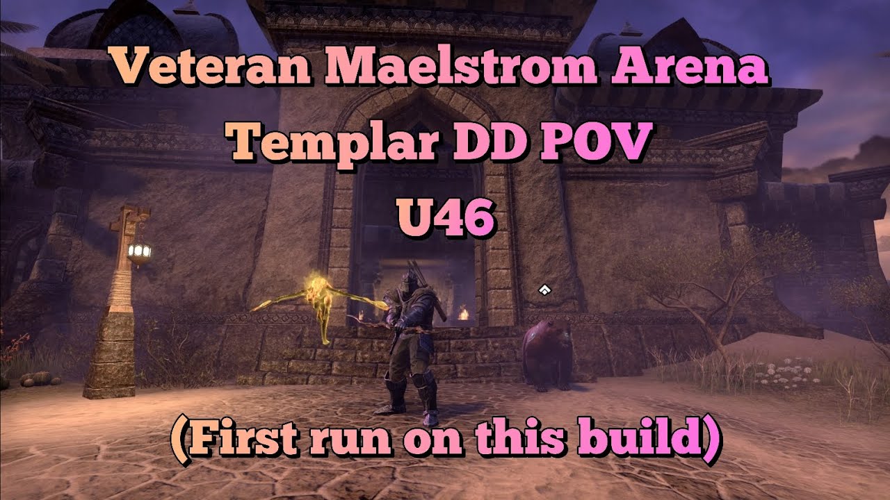 Elder Scrolls Online: Veteran Maelstrom Arena - Templar DPS Build (Simplar)