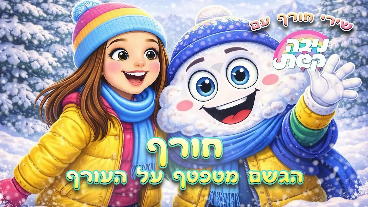 חורף! הגשם מטפטף על העורף | שירי חורף לילדים ☔ ניבה קשת