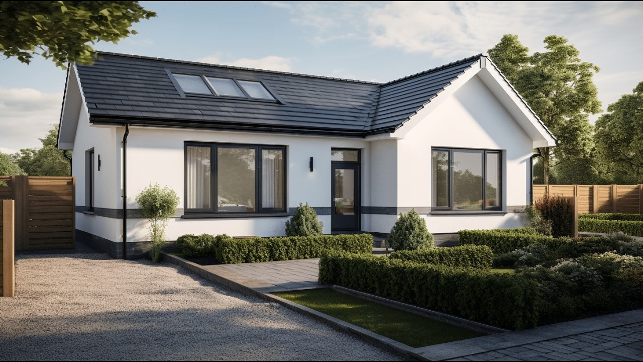 AMERICAN STYLE BUNGALOW HOUSE DESIGN IDEAS | BEST AMERICANA STYLE BUNGALOW HOUSE WITH MODERN TOUCH